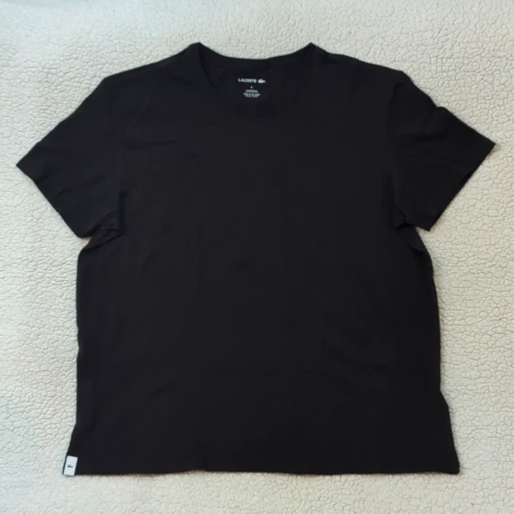 New Lacoste Black T-shirt